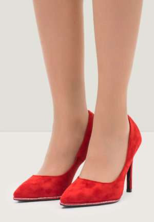 Pantofi stiletto Luisina Rosii ieftini online din materiale de calitate