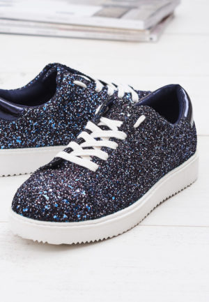 Pantofi sport dama Warp Albastri ieftini online din materiale de calitate