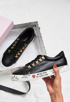 Pantofi sport dama Siena Negri ieftini online din materiale de calitate
