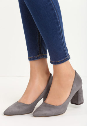 Pantofi dama Gilly Gri ieftini online din materiale de calitate