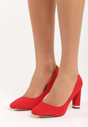 Pantofi cu toc Grozda Rosii ieftini online din materiale de calitate