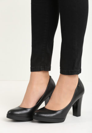Pantofi cu toc Marciana Negri ieftini online din materiale de calitate