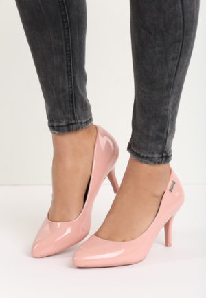 Pantofi cu toc Select Roz ieftini online din materiale de calitate