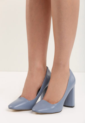 Pantofi dama Anisa Albastri ieftini online din materiale de calitate