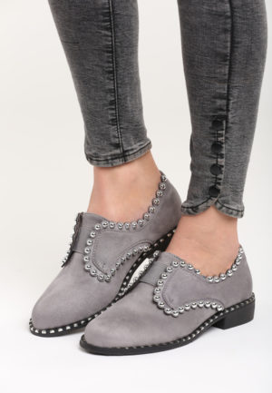 Pantofi dama Iconic Gri ieftini online din materiale de calitate