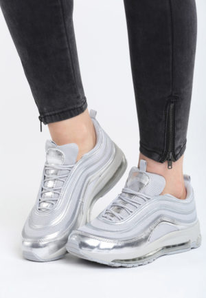 Pantofi sport dama Blush Argintii ieftini online din materiale de calitate