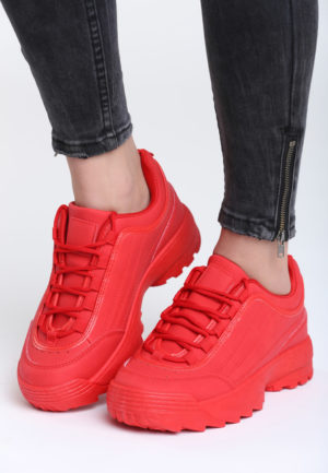 Pantofi sport dama Cabrila Rosii ieftini online din materiale de calitate