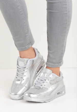 Pantofi sport dama Kimberlyn Argintii ieftini online din materiale de calitate