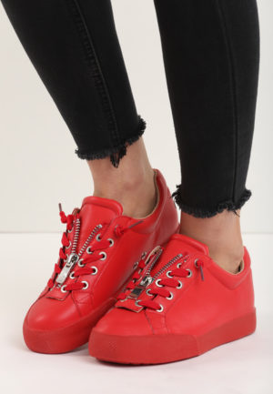Pantofi sport dama Olaya Rosii ieftini online din materiale de calitate