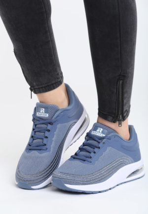 Pantofi sport dama Wan Albastri ieftini online din materiale de calitate