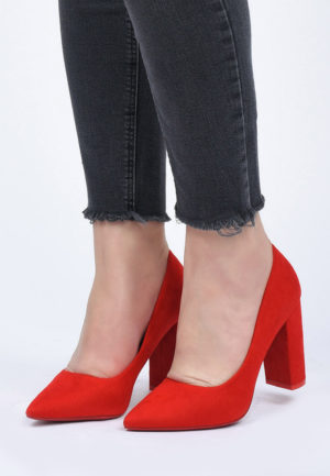 Pantofi dama Cibra Rosii ieftini online din materiale de calitate