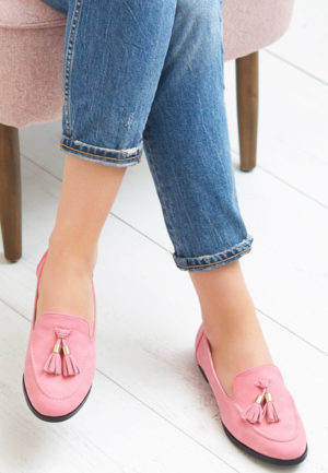 Mocasini dama Blurry Roz ieftini online pentru femei