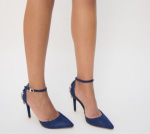 Pantofi Anete Albastri eleganti online pentru femei
