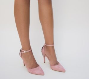 Pantofi Anete Roz eleganti online pentru femei