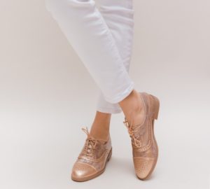 Pantofi Casual Linda Aurii de dama online