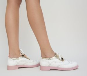 Pantofi Casual Lizete Albi de dama online