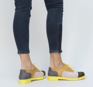 Pantofi Casual Lizete Galbeni 2 de dama online