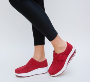 Pantofi Casual Tinna Rosii de dama online
