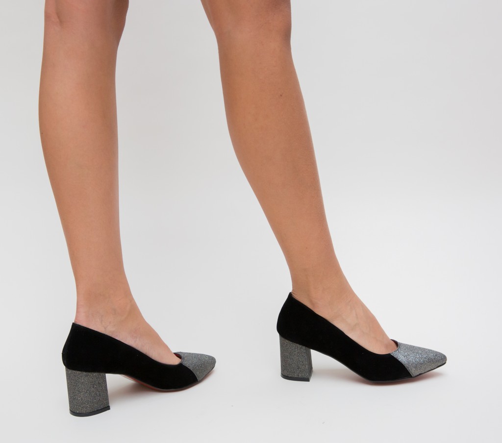 Pantofi Foto Gri eleganti online pentru femei