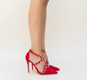Pantofi Gelto Rosii eleganti online pentru femei