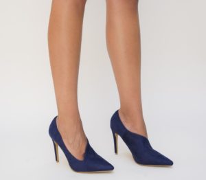 Pantofi Indisa Albastre eleganti online pentru femei
