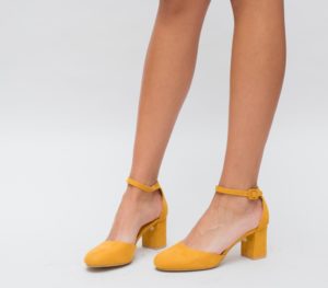 Pantofi Mato Galbeni eleganti online pentru femei