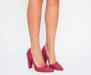 Pantofi Mecuri Rosii eleganti online pentru femei