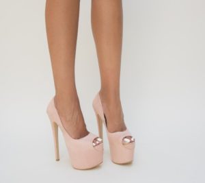 Pantofi Molis Roz 2 eleganti online pentru femei