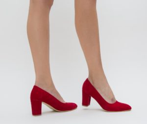 Pantofi Simon Rosii 2 eleganti online pentru femei