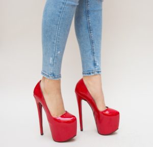 Pantofi Sinty Rosii 2 eleganti online pentru femei