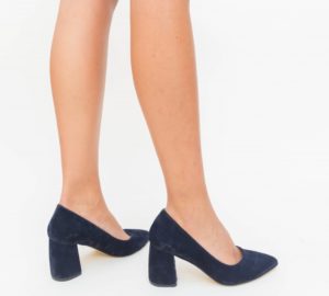 Pantofi Zamia Bleumarin eleganti online pentru femei