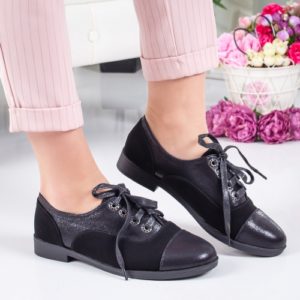 Pantofi Adeola negru casual ieftini online