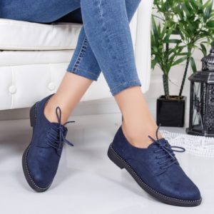 Pantofi Donelo albastri casual ieftini online