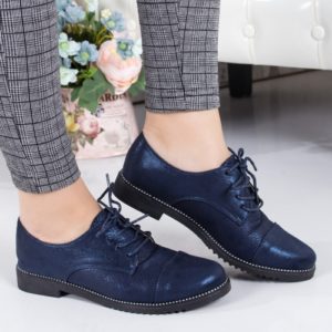 Pantofi Folima albastri casual ieftini online