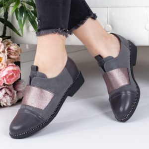 Pantofi Lacina gri casual -rl ieftini online