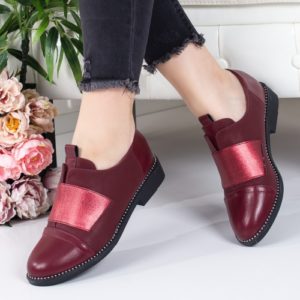 Pantofi Lacina rosii casual ieftini online
