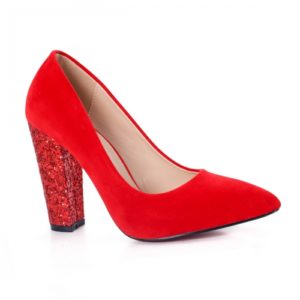 Pantofi Lucasi rosii eleganti ieftini online