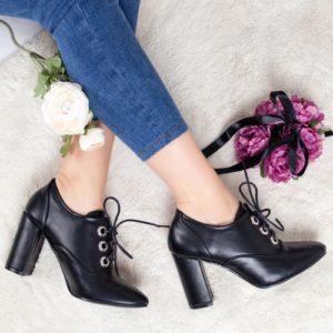 Pantofi Lucrami negri eleganti 19 -rl ieftini online