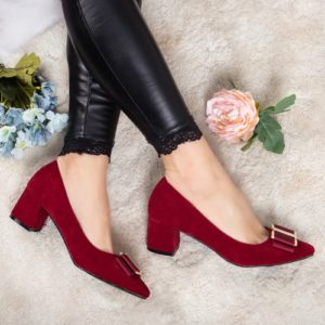 Pantofi Naifa rosii cu toc ieftini online