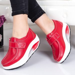 Pantofi Piele Arnavi rosii de calitate