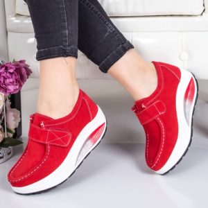 Pantofi Piele Arnavi rosii de calitate
