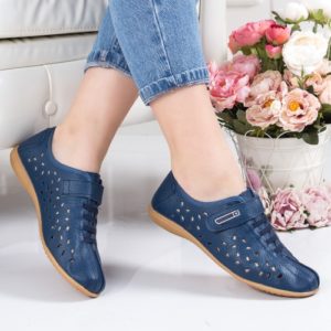 Pantofi Piele Labrini albastri casual -rl de calitate