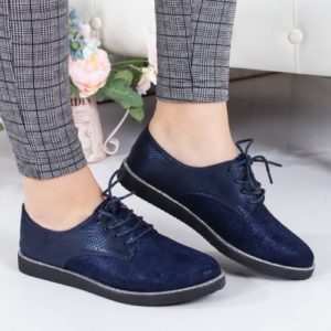 Pantofi Suravi albastri casual ieftini online