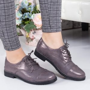 Pantofi dama Folima gri casual ieftini online